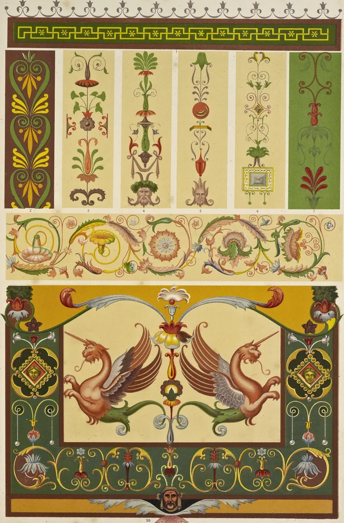 An illustration from The grammar of ornament, 1868, leaf 330