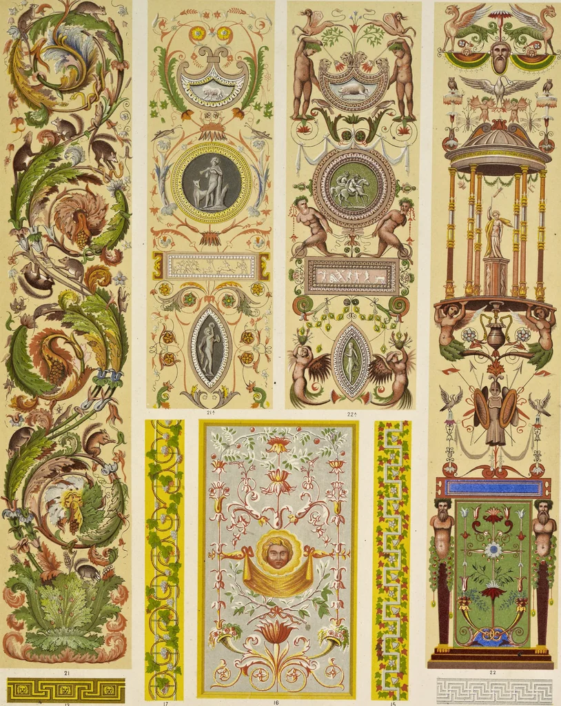 An illustration from The grammar of ornament, 1868, leaf 332