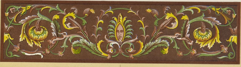 An illustration from The grammar of ornament, 1868, leaf 338