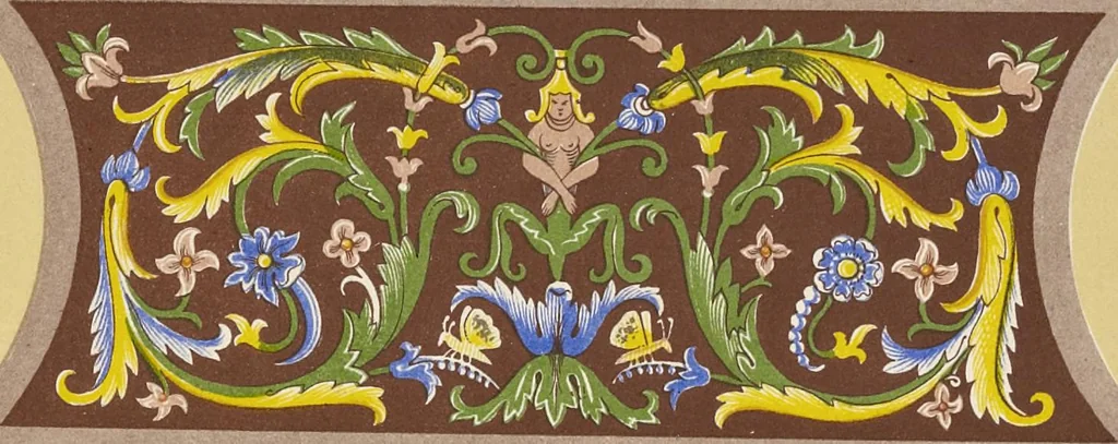 An illustration from The grammar of ornament, 1868, leaf 338