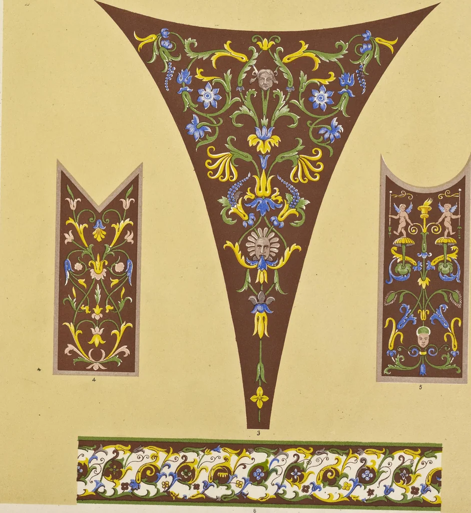 An illustration from The grammar of ornament, 1868, leaf 338