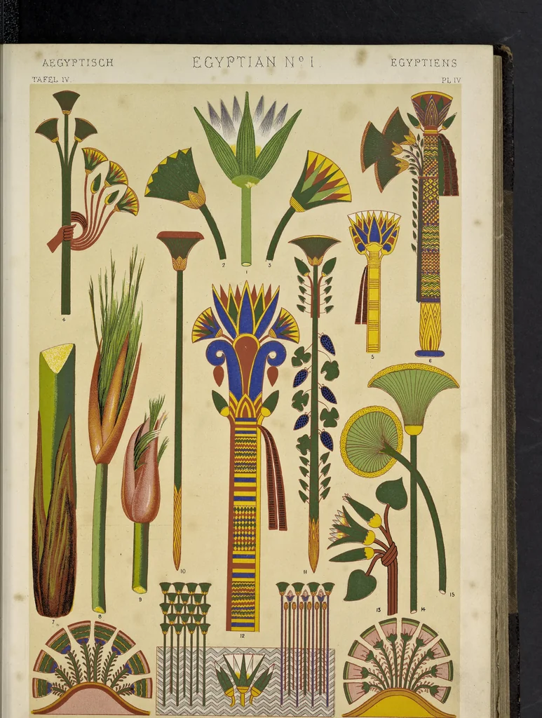 An illustration from The grammar of ornament, 1868, leaf 34