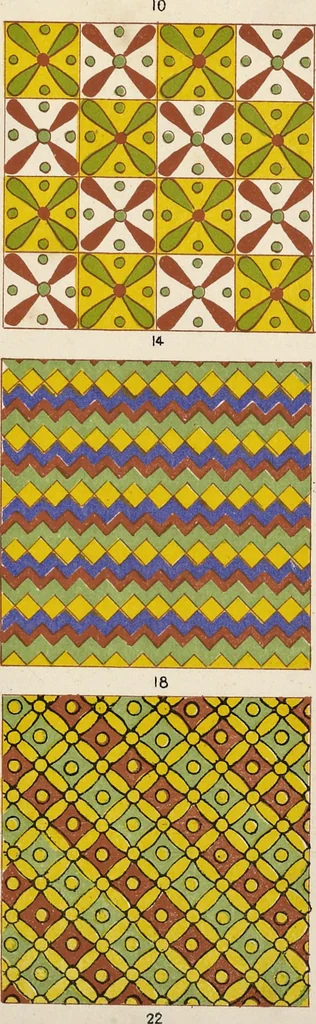 An illustration from The grammar of ornament, 1868, leaf 46