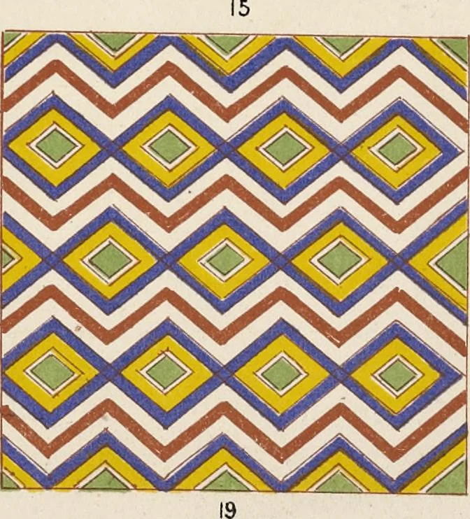 An illustration from The grammar of ornament, 1868, leaf 46