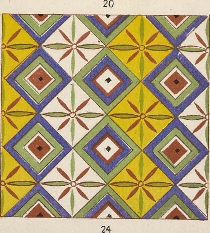 An illustration from The grammar of ornament, 1868, leaf 46