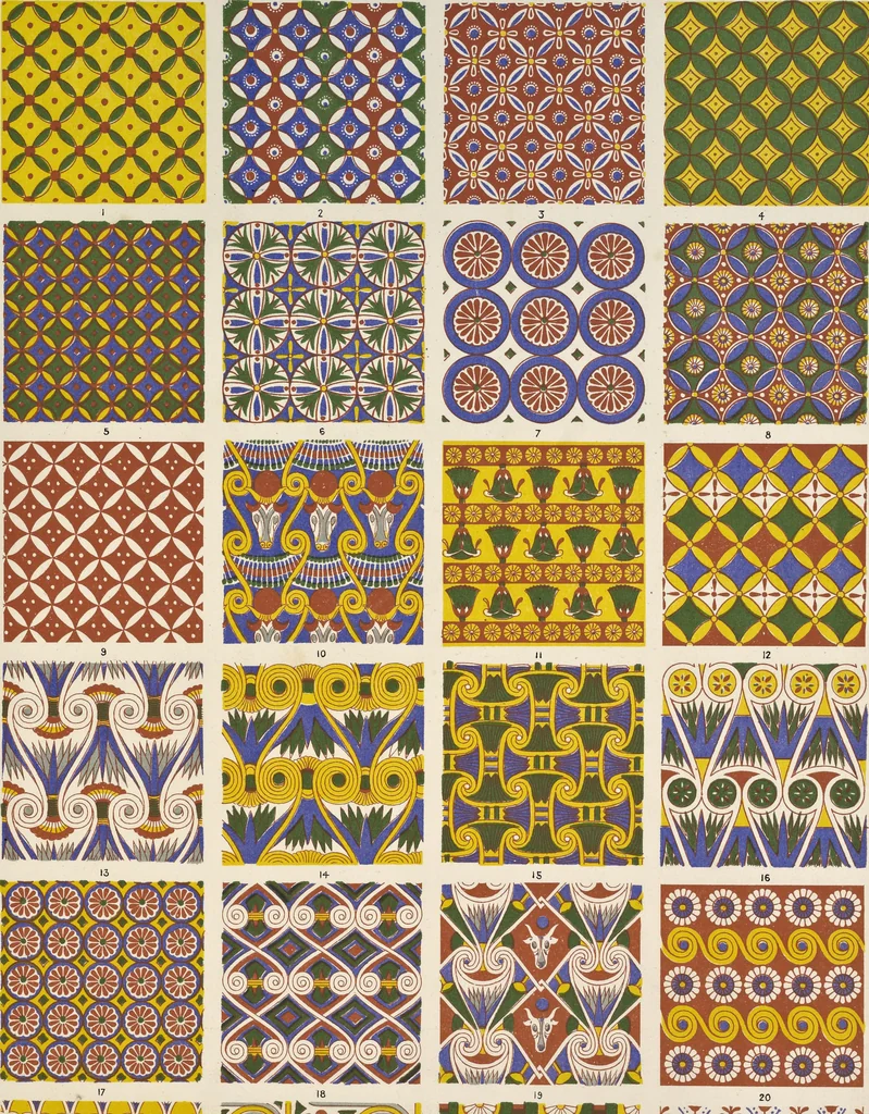 An illustration from The grammar of ornament, 1868, leaf 48
