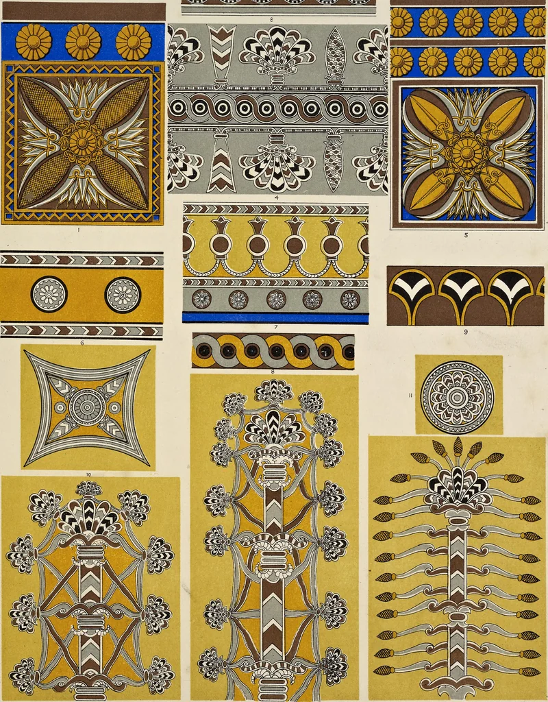 An illustration from The grammar of ornament, 1868, leaf 60