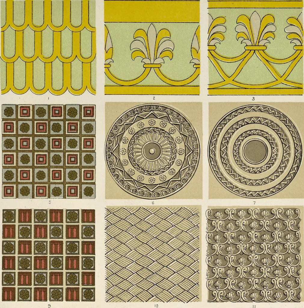 An illustration from The grammar of ornament, 1868, leaf 62