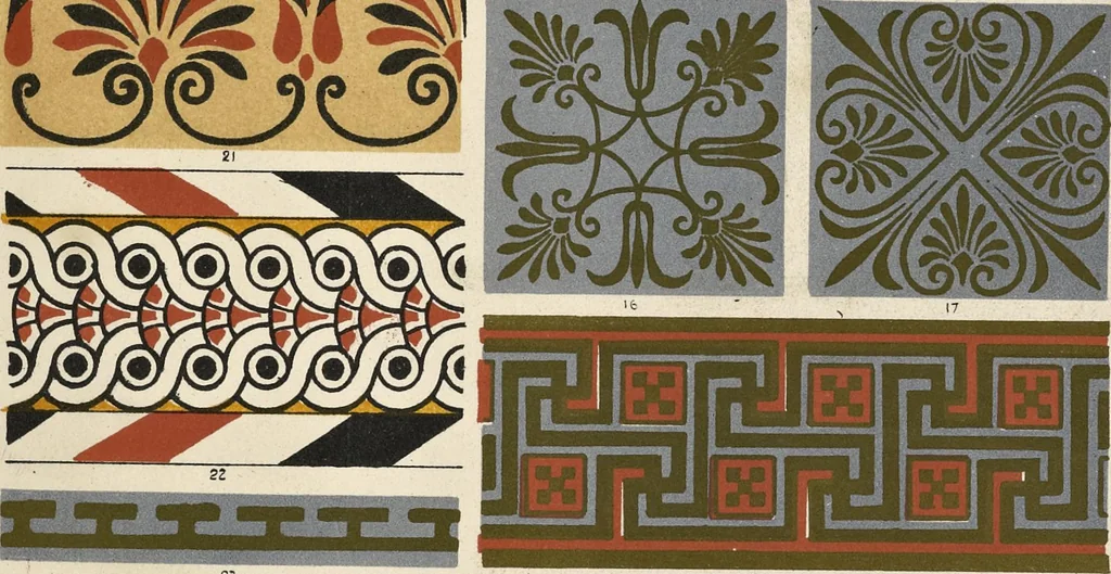 An illustration from The grammar of ornament, 1868, leaf 84