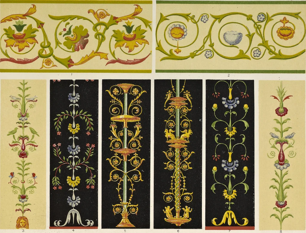 An illustration from The grammar of ornament, 1868, leaf 96