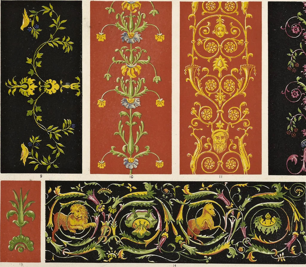 An illustration from The grammar of ornament, 1868, leaf 96