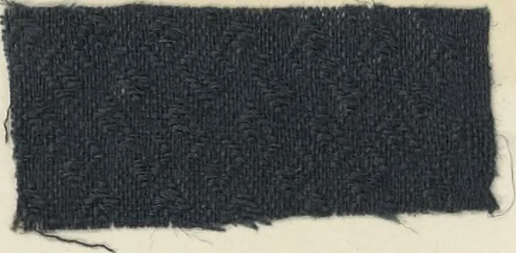 An illustration from The American practical dyer's companion : comprising a description of the principal dye-stuffs and chemicals used in dyeing, their nature and uses, mordants, and how made : with the best American, English, French, and German processes ... embracing in all over eight hundred receipts for colors and shades, accompanied by one hundred and seventy dyed samples of raw materials and fabrics, 1882, leaf 167