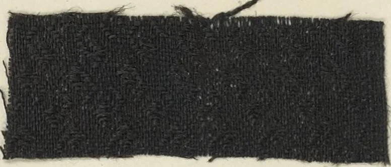 An illustration from The American practical dyer's companion : comprising a description of the principal dye-stuffs and chemicals used in dyeing, their nature and uses, mordants, and how made : with the best American, English, French, and German processes ... embracing in all over eight hundred receipts for colors and shades, accompanied by one hundred and seventy dyed samples of raw materials and fabrics, 1882, leaf 169