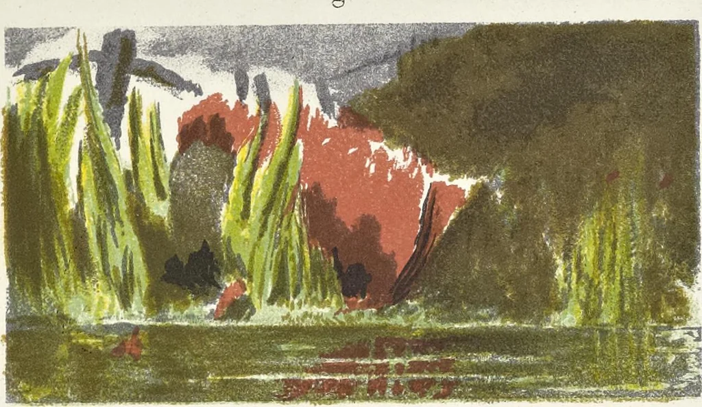 An illustration from The theory of colouring : being an analysis of the principles of contrast and harmony in the arrangement of colours : with their application to the study of nature, and hints on the composition of pictures, etc., 1872, leaf 42