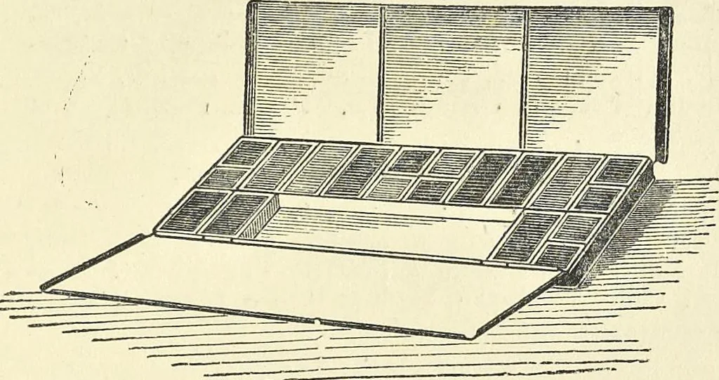 An illustration from The theory of colouring : being an analysis of the principles of contrast and harmony in the arrangement of colours : with their application to the study of nature, and hints on the composition of pictures, etc., 1872, leaf 94