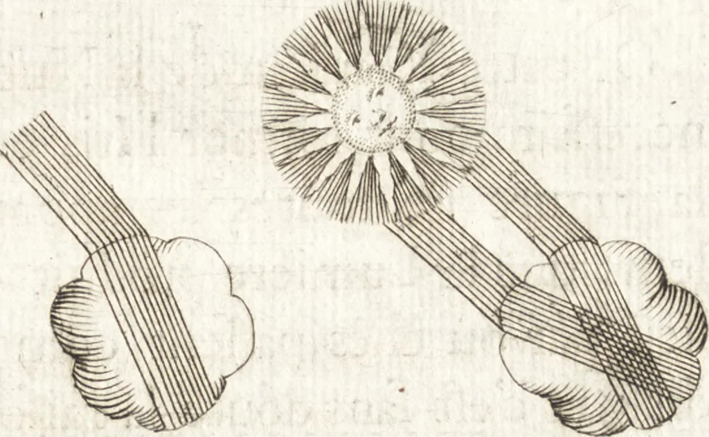 An illustration from Nouuelles obseruations et conjectures sur l'iris, 1650, leaf 318