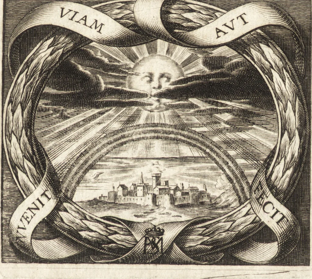 An illustration from Nouuelles obseruations et conjectures sur l'iris, 1650, leaf 6