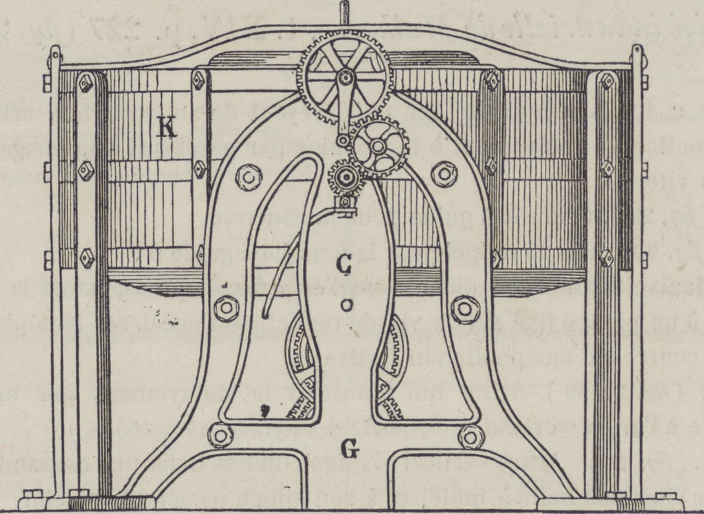 An illustration from Traité théorique et pratique de l'impression des tissus, 1846, leaf 115
