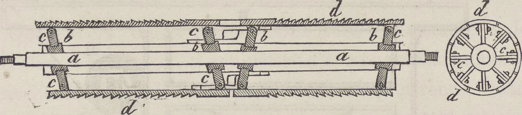 An illustration from Traité théorique et pratique de l'impression des tissus, 1846, leaf 130