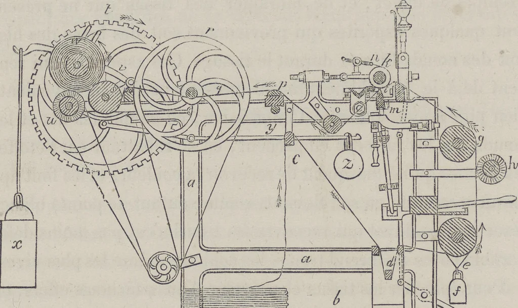 An illustration from Traité théorique et pratique de l'impression des tissus, 1846, leaf 15
