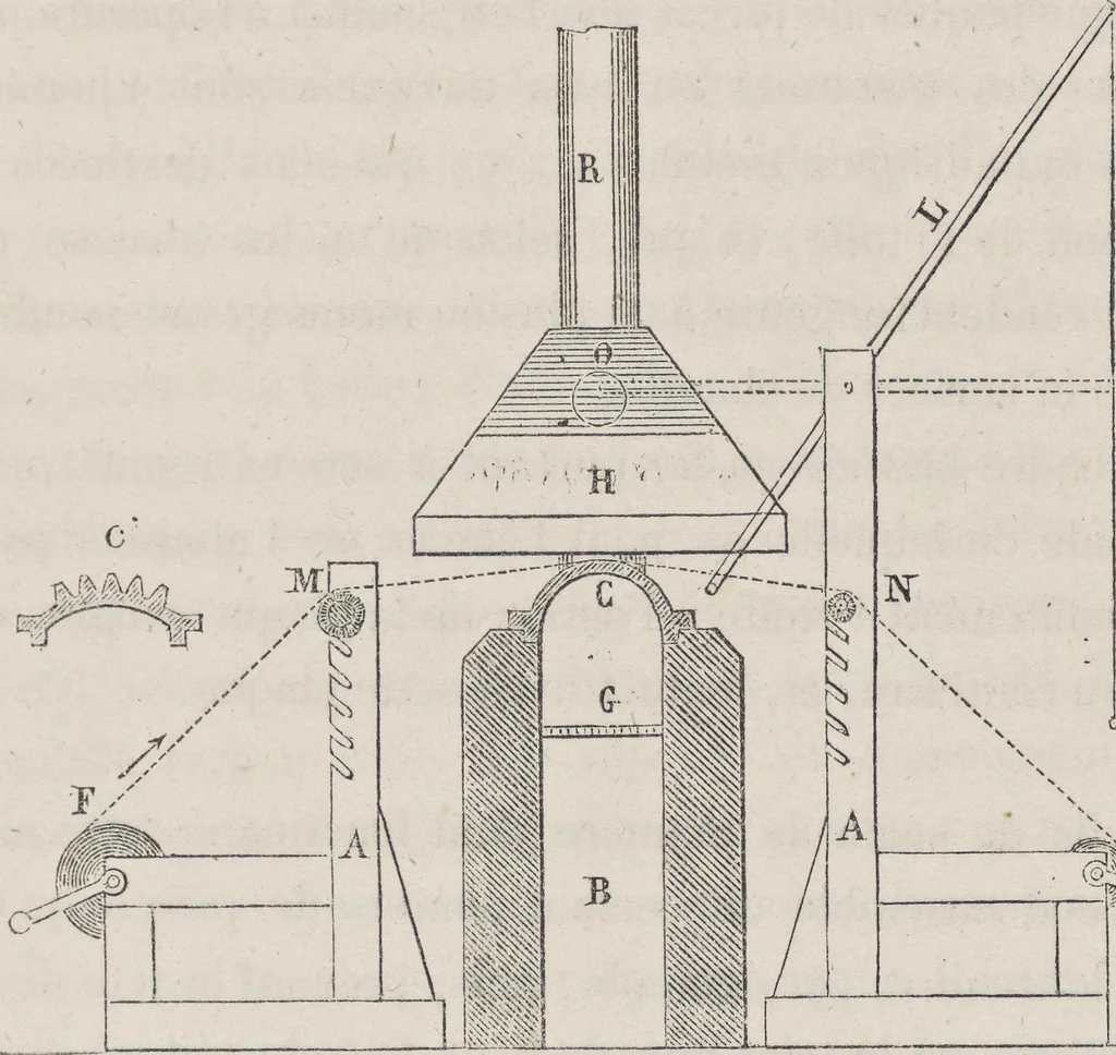 An illustration from Traité théorique et pratique de l'impression des tissus, 1846, leaf 18