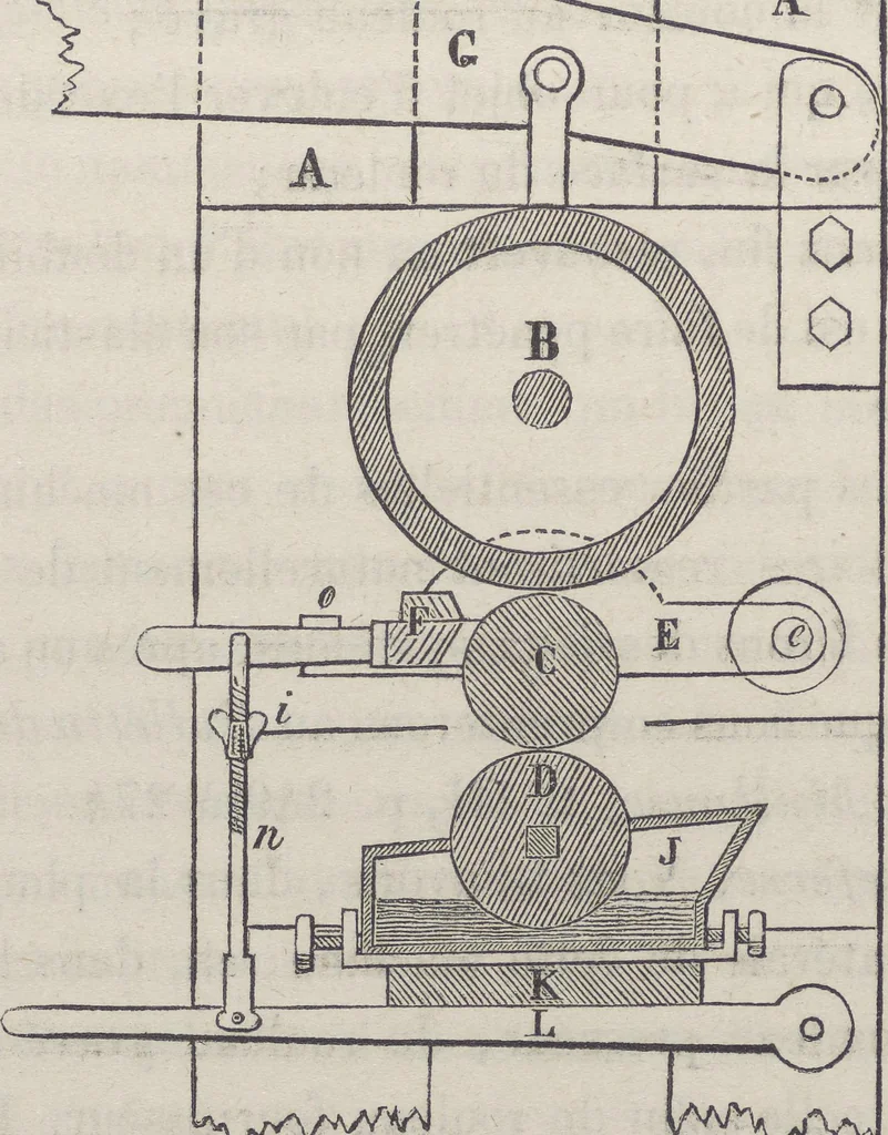An illustration from Traité théorique et pratique de l'impression des tissus, 1846, leaf 365