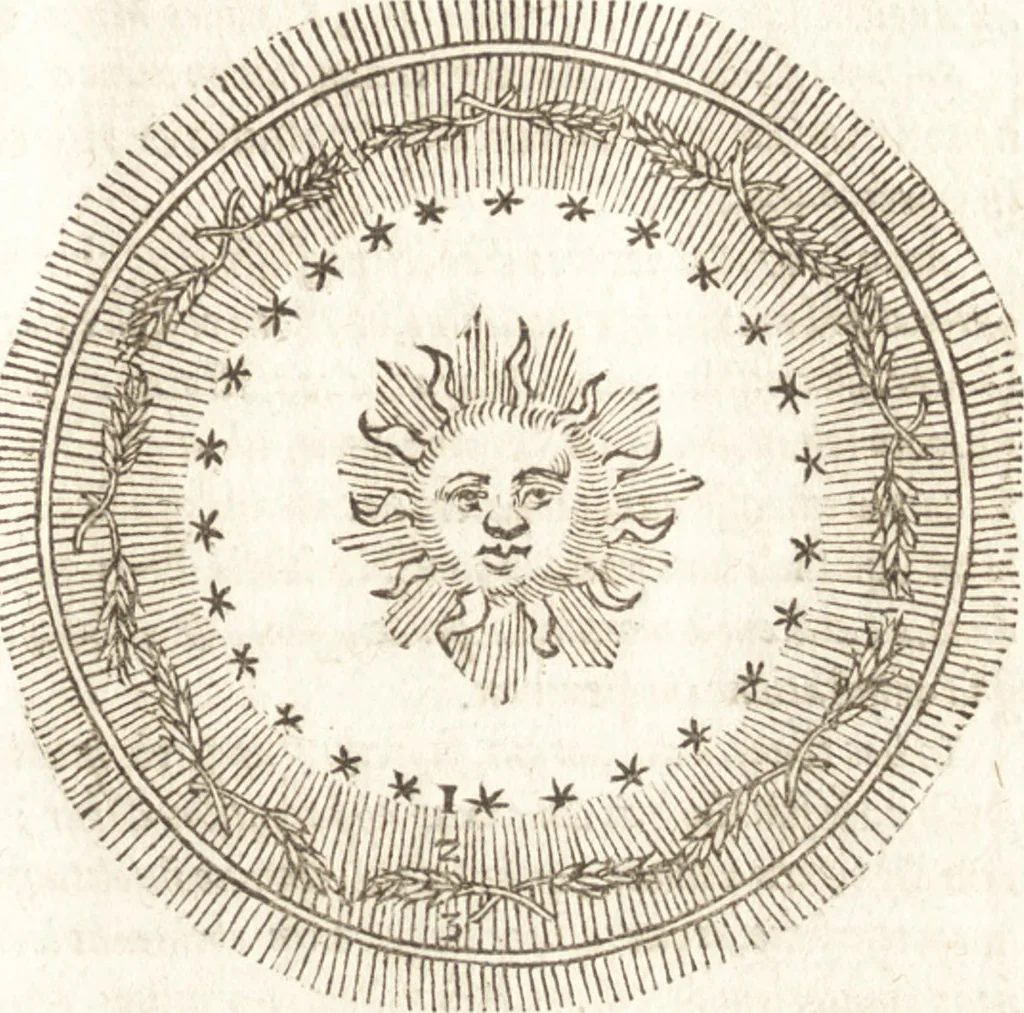 An illustration from De naturae diuinis characterismis, seu, Raris & admirandis spectaculis, causis, indiciis, proprietatibus rerum in partibus singulis vniuersi, libri II, 1575, leaf 218