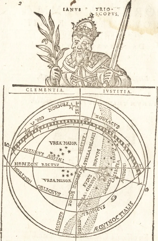 An illustration from De naturae diuinis characterismis, seu, Raris & admirandis spectaculis, causis, indiciis, proprietatibus rerum in partibus singulis vniuersi, libri II, 1575, leaf 245