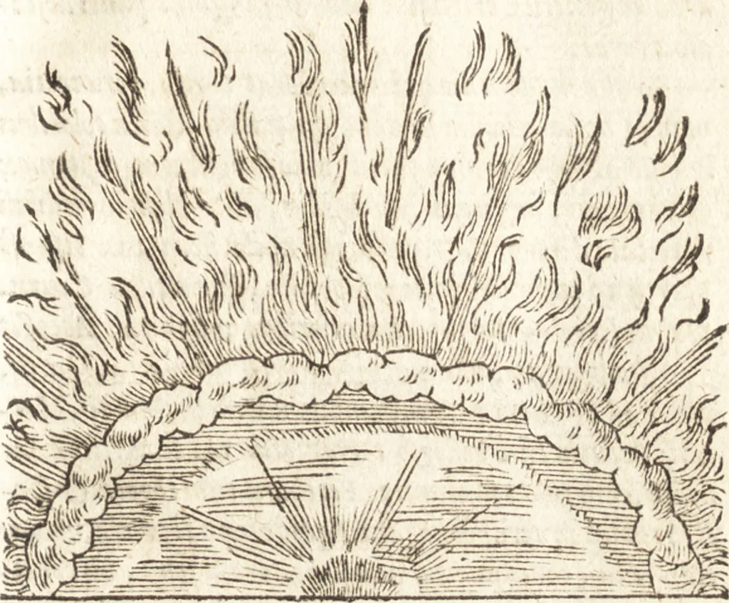 An illustration from De naturae diuinis characterismis, seu, Raris & admirandis spectaculis, causis, indiciis, proprietatibus rerum in partibus singulis vniuersi, libri II, 1575, leaf 306