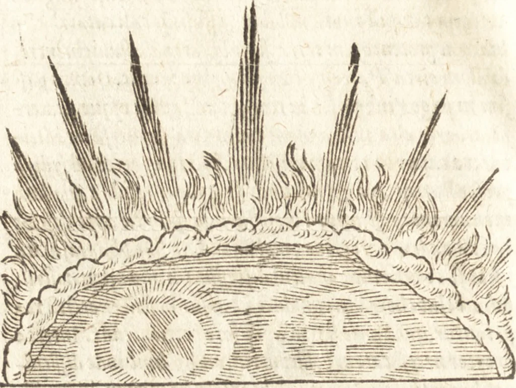 An illustration from De naturae diuinis characterismis, seu, Raris & admirandis spectaculis, causis, indiciis, proprietatibus rerum in partibus singulis vniuersi, libri II, 1575, leaf 309