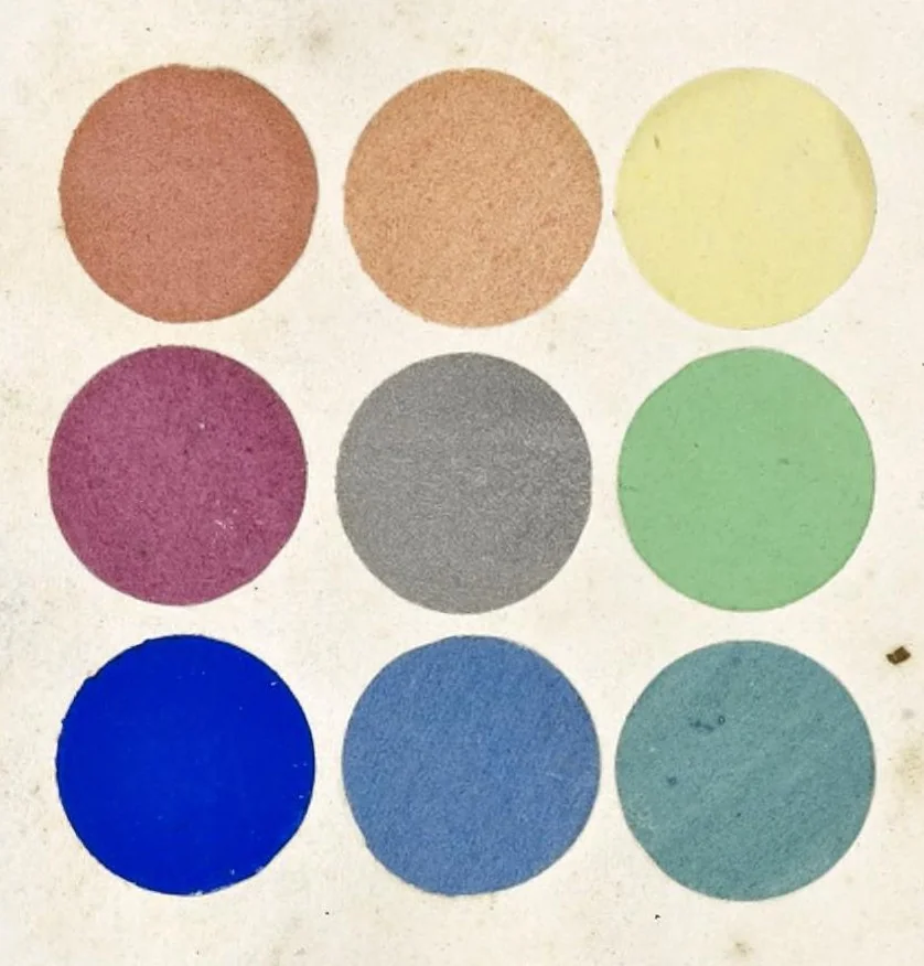 An illustration from Principles of the science of colour : concisely stated to aid and promote their useful application in the decorative arts, 1876, leaf 45
