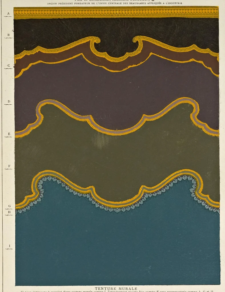An illustration from L'harmonie des couleurs, 1880, leaf 26