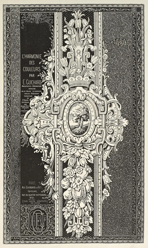 An illustration from L'harmonie des couleurs, 1880, leaf 6