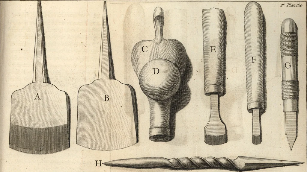 An illustration from L'art d'imprimer les tableaux, 1756, leaf 96