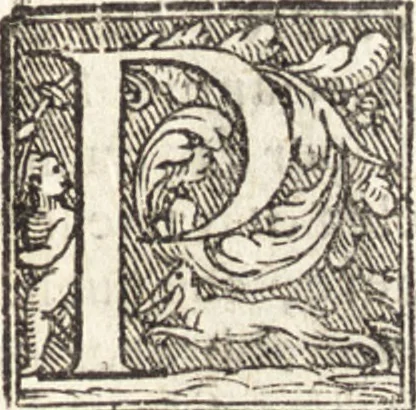 An illustration from Dialogo di m. Lodovico Dolce : nel quale si ragiona delle qualità, diuersità, e proprietà de i colori, 1565, leaf 10