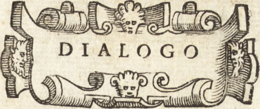 An illustration from Dialogo di m. Lodovico Dolce : nel quale si ragiona delle qualità, diuersità, e proprietà de i colori, 1565, leaf 4