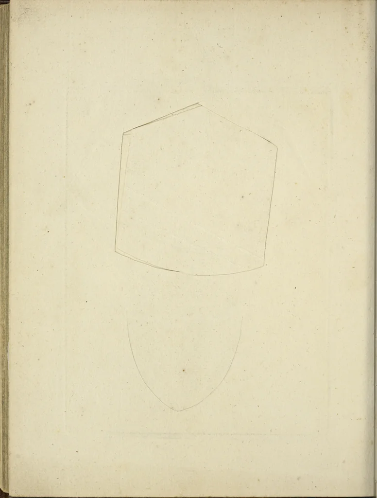 An illustration from An appendix to the Elements of Euclid, in seven books : containing forty-two moveable schemes for forming the various kinds of solids, and their sections, by which the doctrine of solids in the eleventh, twelfth, and fifteenth books of Euclid is illustrated, and rendered more easy to learners than heretofore ..., 1765, leaf 177