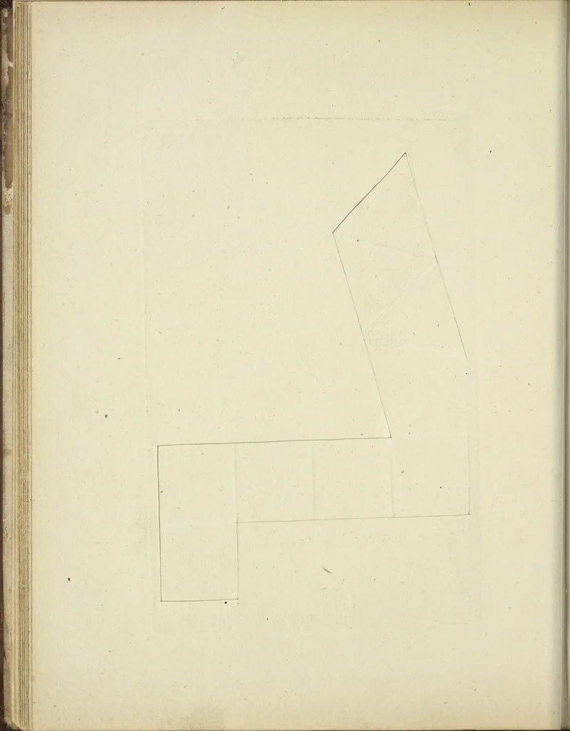 An illustration from An appendix to the Elements of Euclid, in seven books : containing forty-two moveable schemes for forming the various kinds of solids, and their sections, by which the doctrine of solids in the eleventh, twelfth, and fifteenth books of Euclid is illustrated, and rendered more easy to learners than heretofore ..., 1765, leaf 41