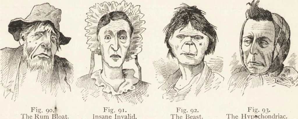 An illustration from The principles of light and color: including among other things the harmonic laws of the universe, the etherio-atomic philosophy of force, chromo chemistry, chromo therapeutics, and the general philosophy of the fine forces, together with numerous discoveries and practical applications .., 1878, leaf 56