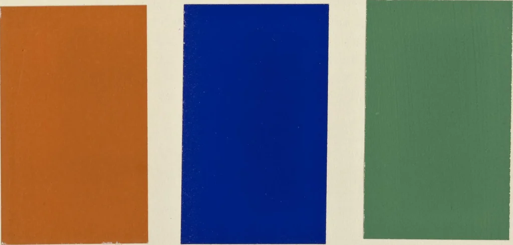An illustration from The theory and practice of color, 1920, leaf 28