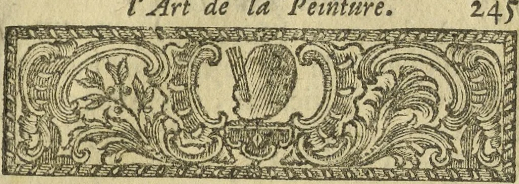 An illustration from L'ecole de la mignature : dans laquelle on peut aisément apprendre à peindre sans maitre, ainsi que les secrets de faire les plus belles couleurs, l'or brunni et l'or en coquille ..., 1759, leaf 254