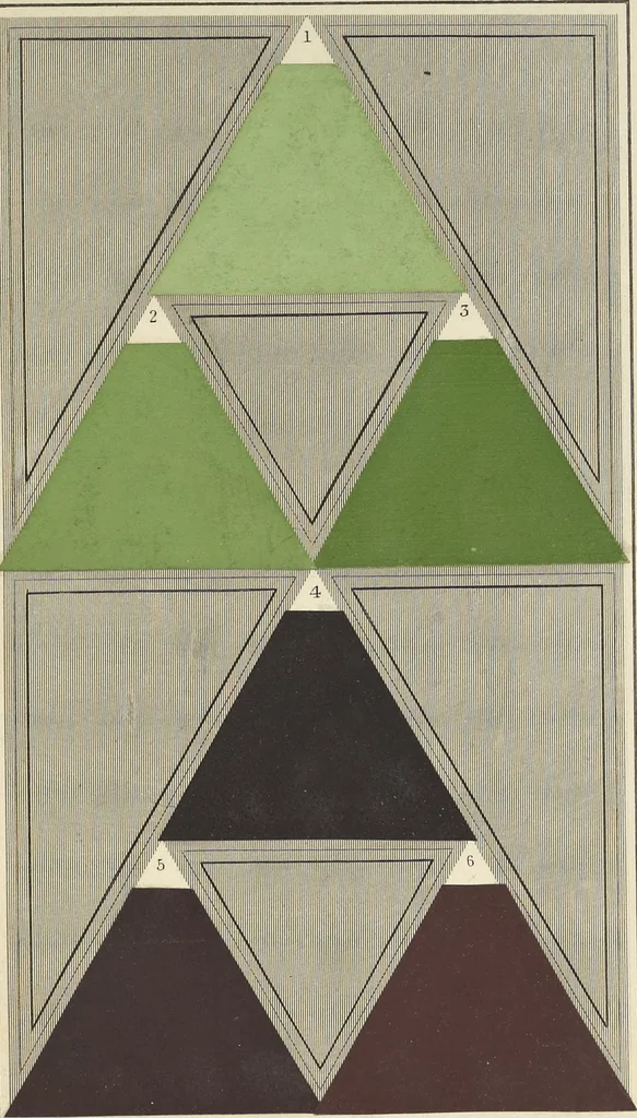 An illustration from A nomenclature of colours, applicable to the arts and natural sciences, to manufactures and other purposes of general utility, 1846, leaf 124