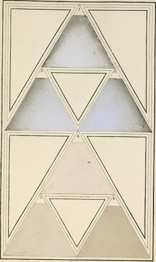 An illustration from A nomenclature of colours, applicable to the arts and natural sciences, to manufactures and other purposes of general utility, 1846, leaf 248