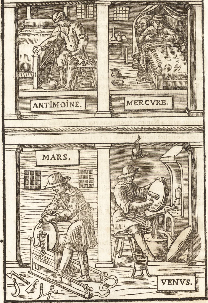 An illustration from Le vray et methodique cours de la physique resolutiue, vulgairement dite chymie : representé par figures generales & particulieres : pour connoistre la theotechnie ergocosmique, c'est à dire, l'art de Dieu, en l'ouurage de l'vniuers, 1653, leaf 531