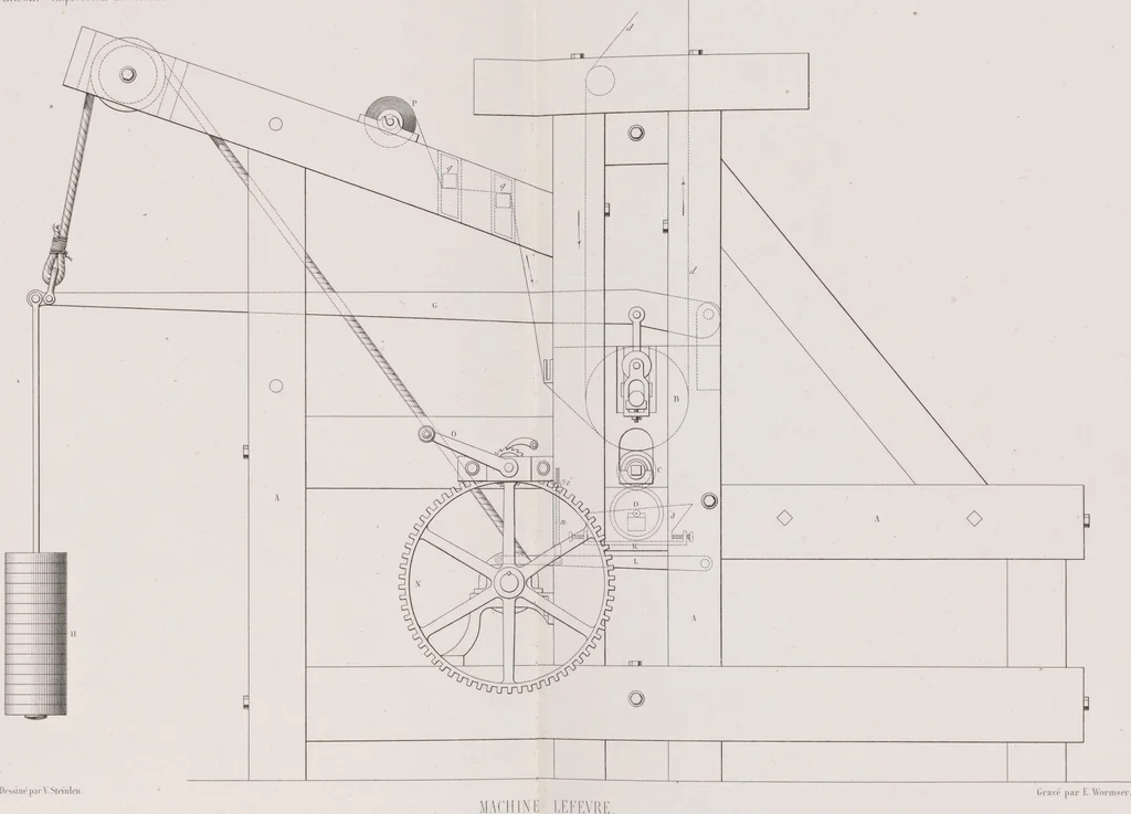 An illustration from Traité théorique et pratique de l'impression des tissus, 1846, leaf 27