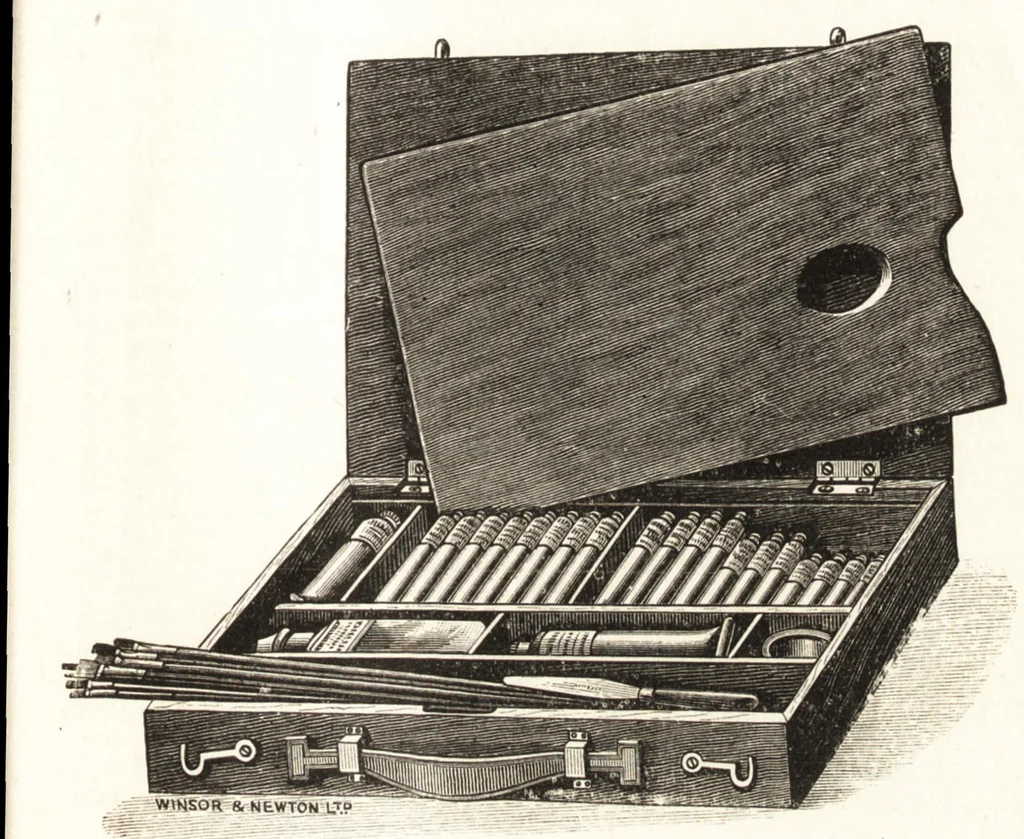 An illustration from A descriptive handbook of modern water-colour pigments : illustrated with seventy-two colour washes skilfully gradated by hand on whatman's drawing paper : with an introductory essay on the recent water-colour controversy, leaf 116