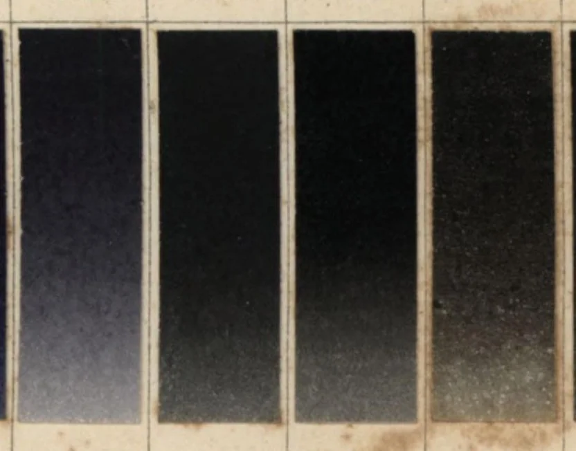 An illustration from A descriptive handbook of modern water-colour pigments : illustrated with seventy-two colour washes skilfully gradated by hand on whatman's drawing paper : with an introductory essay on the recent water-colour controversy, leaf 6