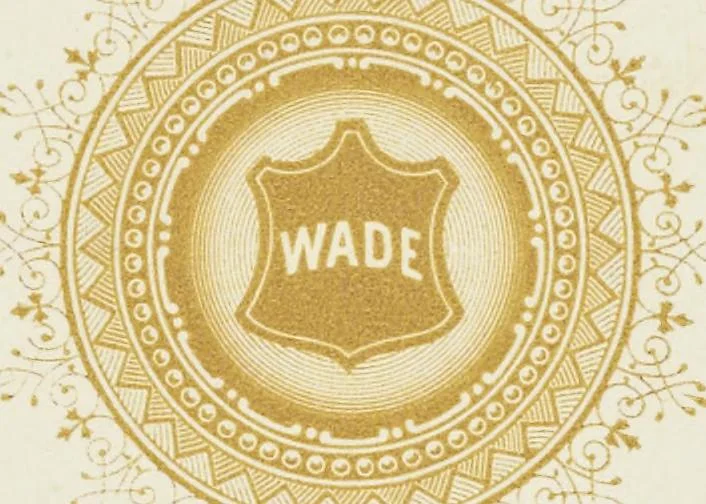 An illustration from Specimens of black and colored printing inks manufactured by H.D. Wade & Co., no. 50 Ann Street, New York, 1870, leaf 104