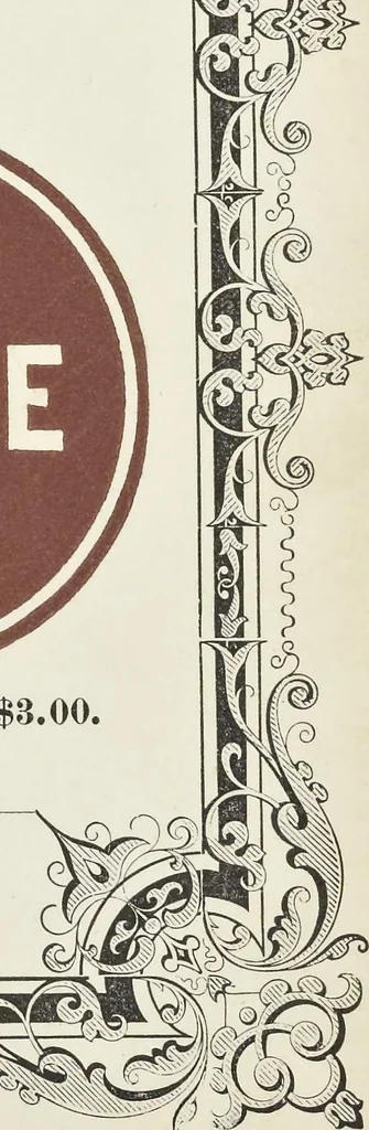 An illustration from Specimens of black and colored printing inks manufactured by H.D. Wade & Co., no. 50 Ann Street, New York, 1870, leaf 106