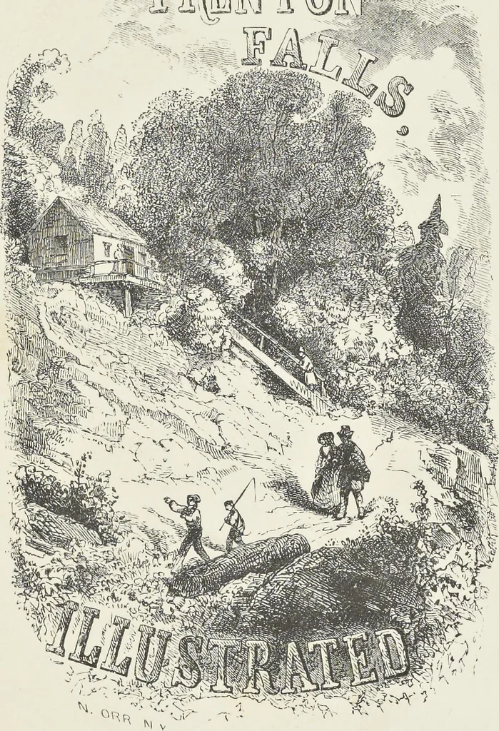 An illustration from Specimens of black and colored printing inks manufactured by H.D. Wade & Co., no. 50 Ann Street, New York, 1870, leaf 24